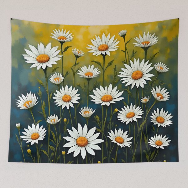 Item preview, Botanical Beauty: Wildflowers and Daisies in a Lush Garden Meadow designed and sold by twisted-dot.
