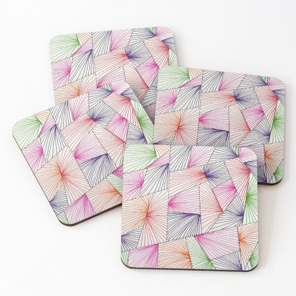 Item preview, Colorful Zentangle Pattern designed and sold by ChalarieArt.