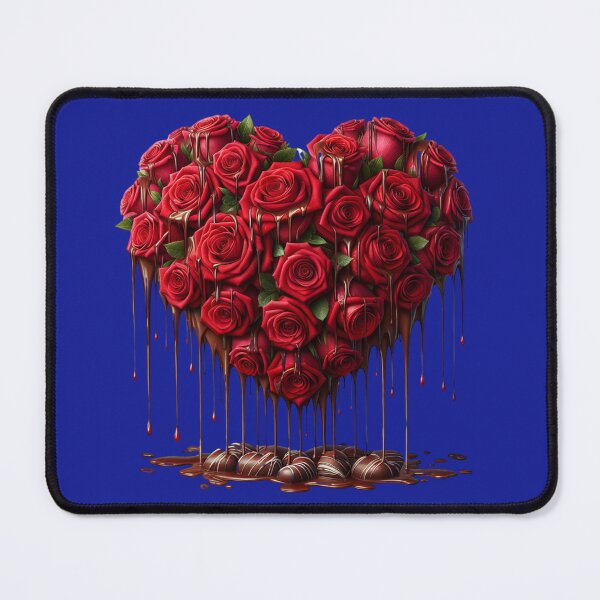 Item preview, Heart Filled with Red Roses and Melting Chocolates  designed and sold by BigDaddyD50.