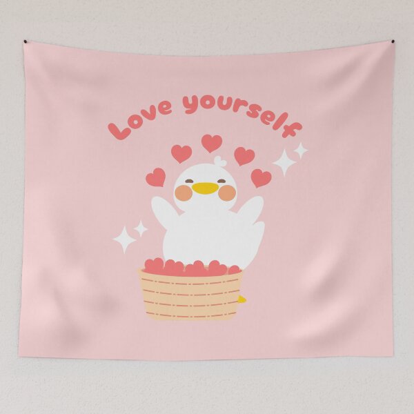 Item preview, Love Yourself Duck: Heart Basket of Joy designed and sold by Tulip Creators .