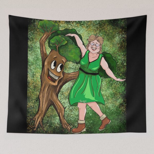 Item preview, Forest Dance Teacher - Dark Background designed and sold by Themys24.