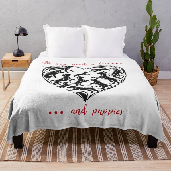 Item preview, Valentines Puppy Heart All You Need is Puppies designed and sold by The Art of Kkatarynka.