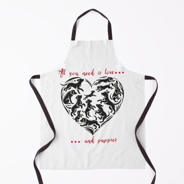 Item preview, Valentines Puppy Heart All You Need is Puppies designed and sold by The Art of Kkatarynka.