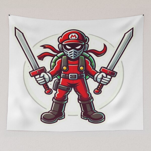 Item preview, Masked Plumber Warrior Sticker Falcon-Frequency Drop-Amalgamation Reloaded designed and sold by Imaginarium of Chaos falcon88 .