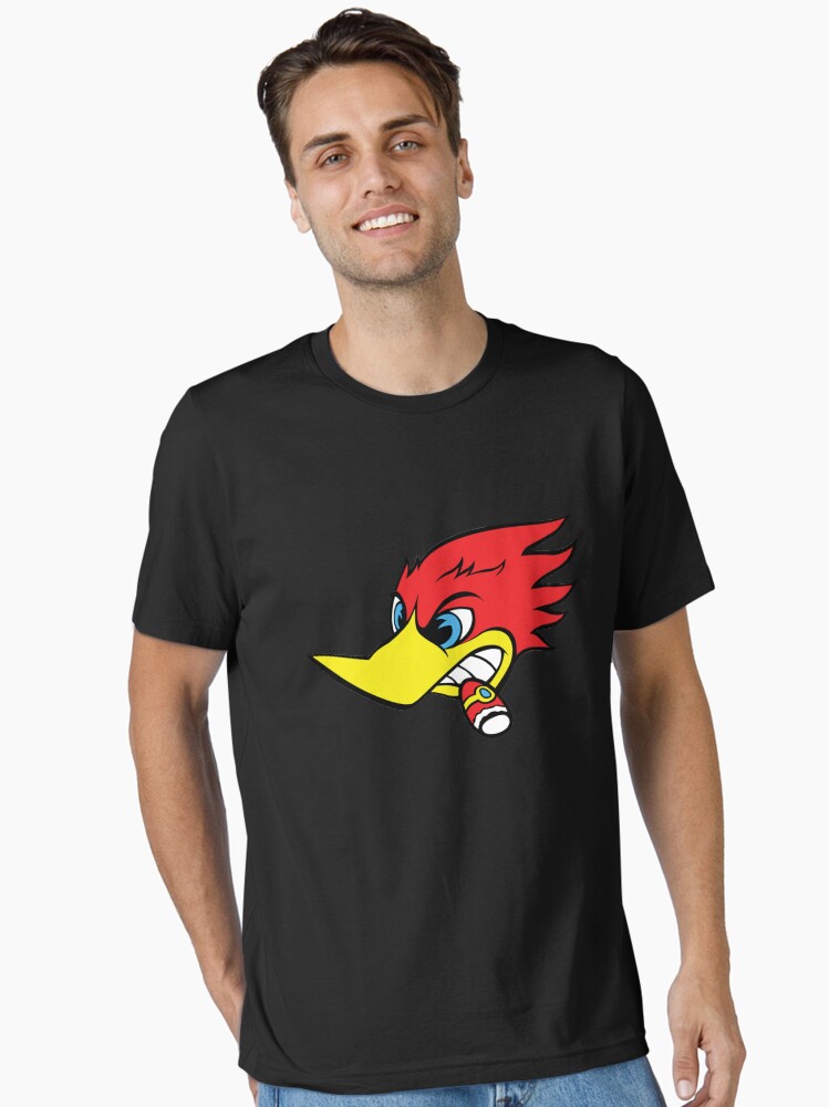 Thumbnail 2 of 7, Essential T-Shirt, Woody Hot Rod, Mr Horsepower, drag, gasser designed and sold by retropetrol.