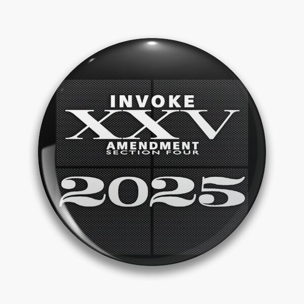 Item preview, INVOKE 25th Amendment 2025 [wht txt] designed and sold by dennis-gaylor.