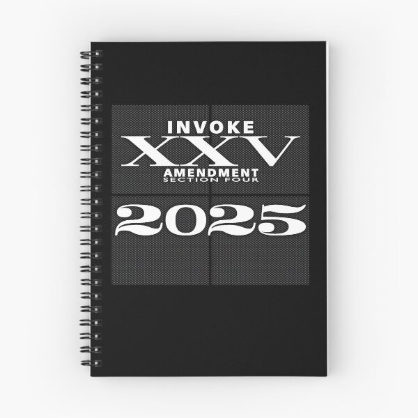 Item preview, INVOKE 25th Amendment 2025 [wht txt] designed and sold by dennis-gaylor.