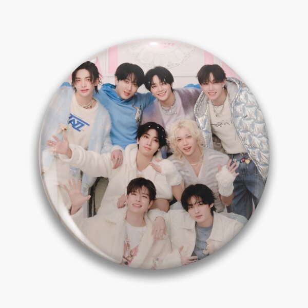 Item preview, SKZ pink poster You make STRAY KIDS stay kpop cute happy ot8 designed and sold by Kpop-Noona.