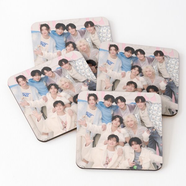 Item preview, SKZ pink poster You make STRAY KIDS stay kpop cute happy ot8 designed and sold by Kpop-Noona.