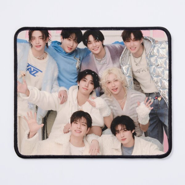 Item preview, SKZ pink poster You make STRAY KIDS stay kpop cute happy ot8 designed and sold by Kpop-Noona.