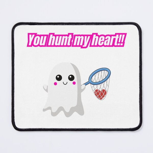 Item preview, Ghost You hunt my heart!! sticker for valentines day designed and sold by GrafiWear.