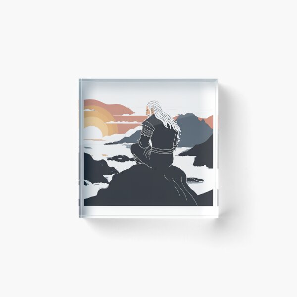 Item preview, Contemplative Geralt designed and sold by FunkengloryAU.