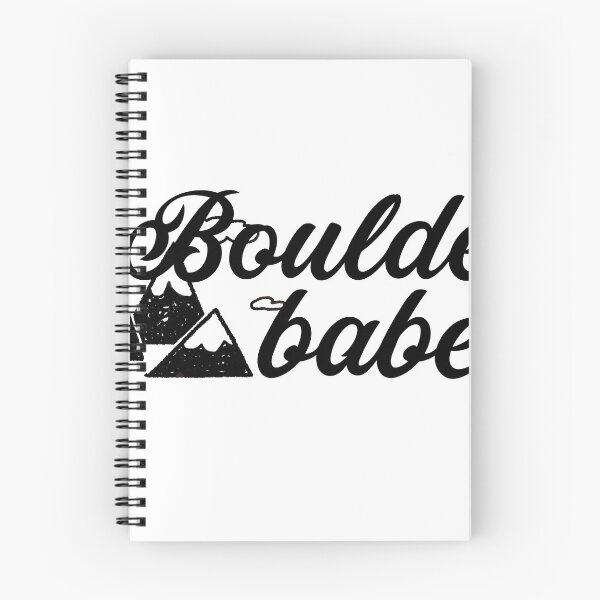 Item preview, Boulder Babe cursive designed and sold by College Kid Trying  to Fund my Noodle Addiction.