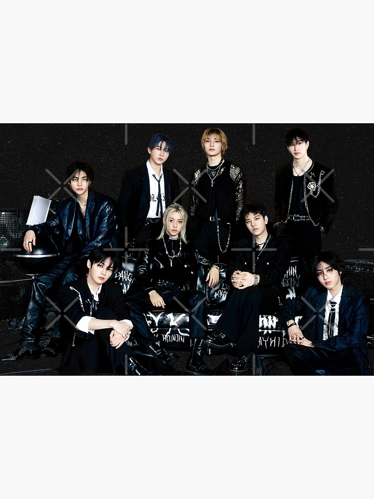 SKZ b&w poster You make STRAY KIDS stay kpop hot black and white