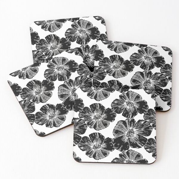 Item preview, Floral Noir - elegance in black and white  designed and sold by TheDreamer04.