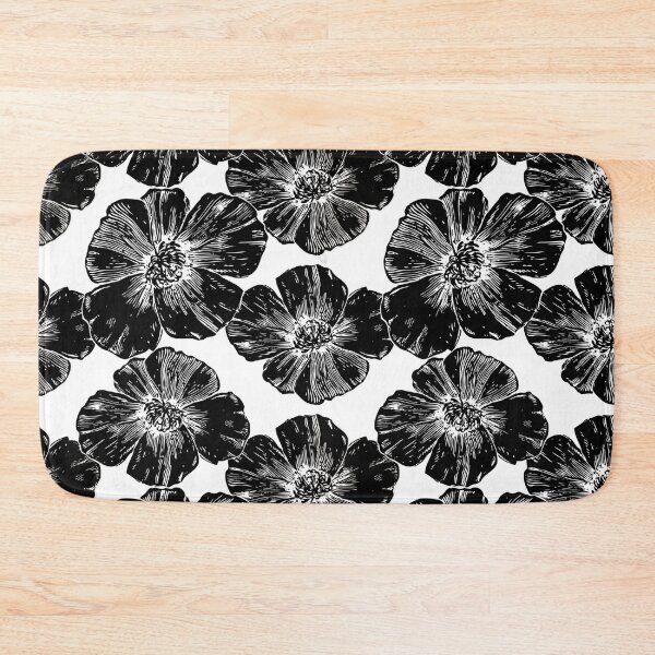 Item preview, Floral Noir - elegance in black and white designed and sold by TheDreamer04.