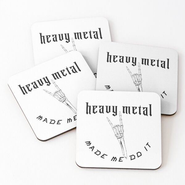 Item preview, Heavy Metal Made Me Do It designed and sold by NordicBadger.