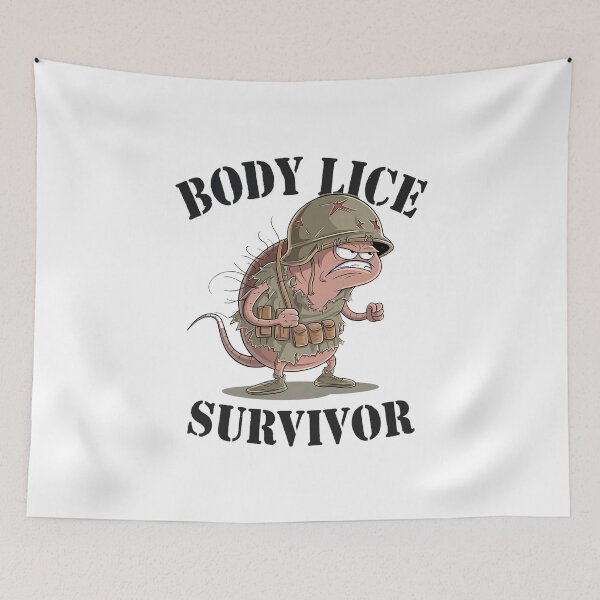 Item preview, Body Lice Survivor designed and sold by GRABAPSHOP.