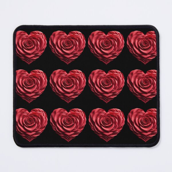 Item preview, Heart-shaped Rose Petals, Black Background, Small designed and sold by Gaborai.