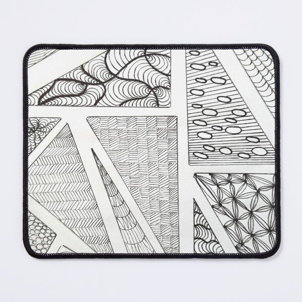 Item preview, Triangle Abstract Zentangle art designed and sold by ChalarieArt.