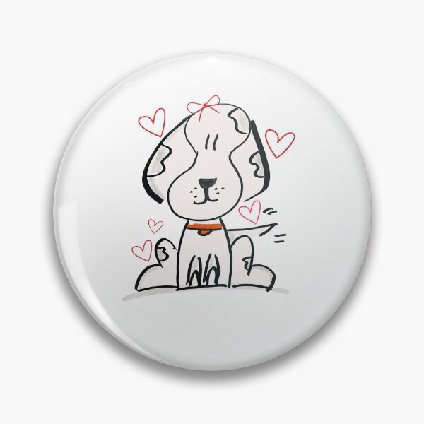 Item preview, Happy Girls Valentines Shirt, Puppy Dog Love Valentines  designed and sold by The Art of Kkatarynka.