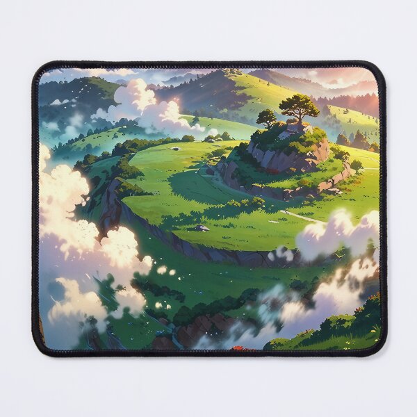 Item preview, Whispers of the Wind: A Ghibli-Inspired Landscape designed and sold by Glitchart66.