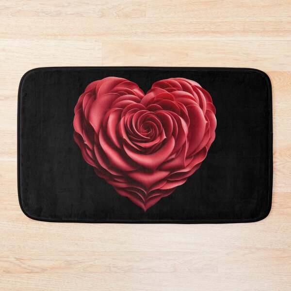 Item preview, Heart-shaped Rose Petals, Black Background, Big designed and sold by Gaborai.