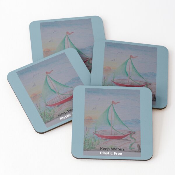 Item preview, Sail Keeping waters plastic free designed and sold by annenambiro.