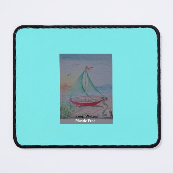 Item preview, Sail Keeping waters plastic free designed and sold by annenambiro.