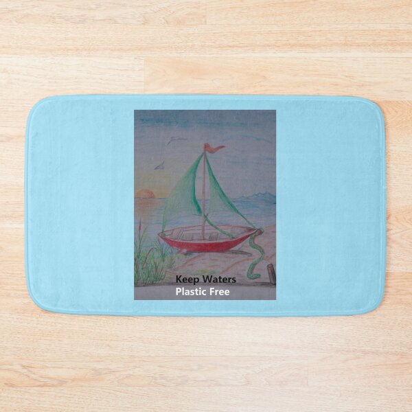 Item preview, Sail Keeping waters plastic free designed and sold by annenambiro.