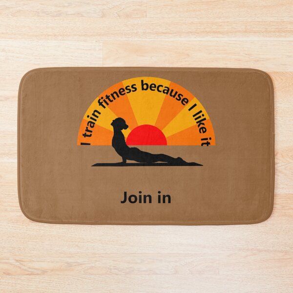 Item preview, Sport - I train fitness because I like it - join me designed and sold by mikistudio.