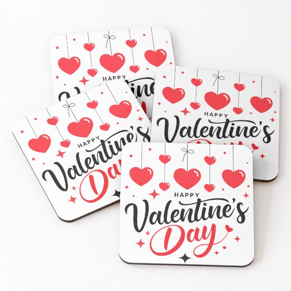 Item preview, Hanging Hearts Happy Valentine's Day Design – Romantic Love Art designed and sold by Craft99.