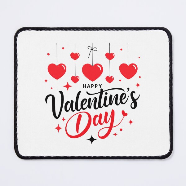 Item preview, Hanging Hearts Happy Valentine's Day Design – Romantic Love Art designed and sold by Craft99.