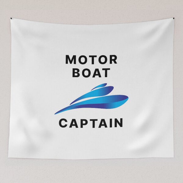 Item preview, Motor Boat Captain designed and sold by SAIDDIA.