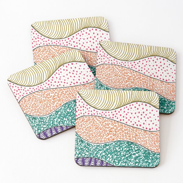 Item preview, Colorful Zentangle Patterns designed and sold by ChalarieArt.