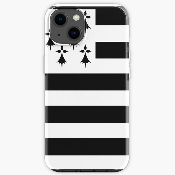 blason breton bretagne breizh bzh Coque souple iPhone
