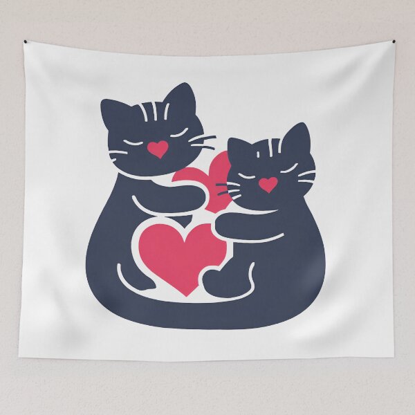 Item preview, Tail of Two Hearts designed and sold by Denya4Design.