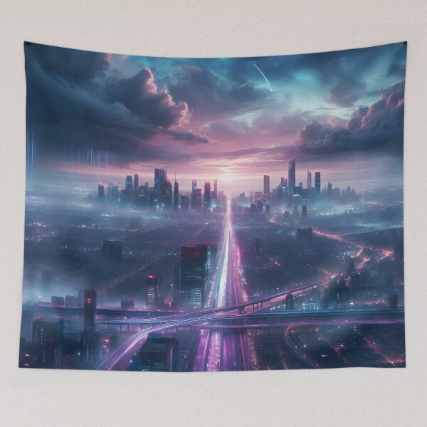 Item preview, Night Cityscape designed and sold by MixtaGraphics.