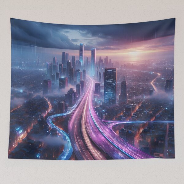 Item preview, Night Cityscape designed and sold by MixtaGraphics.
