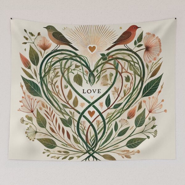 Item preview, Heart Network of Love – Connection in Nature designed and sold by Schussi.