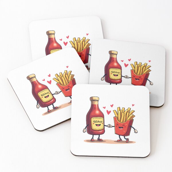Item preview, Happy Fries & Ketchup – The Perfect Pair designed and sold by Krasnovaovaova.