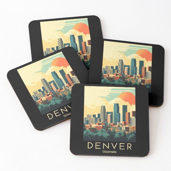 Item preview, A Vintage Travel Illustration of Denver - Colorado - US  designed and sold by GoodOldVintage.