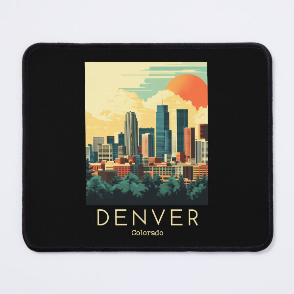 Item preview, A Vintage Travel Illustration of Denver - Colorado - US  designed and sold by GoodOldVintage.