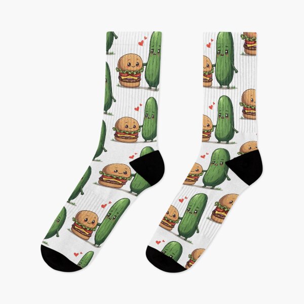 Item preview, Burger & Pickle – A Love Story designed and sold by Krasnovaovaova.