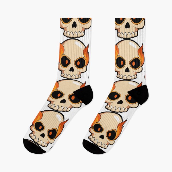 Item preview, Skull with fire. designed and sold by GregorySmithRed.
