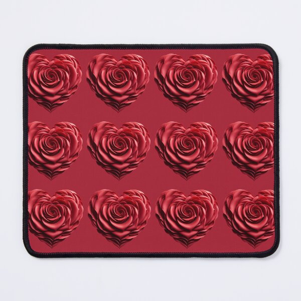 Item preview, Heart-shaped Rose Petals, Carmine Red Background, Small designed and sold by Gaborai.