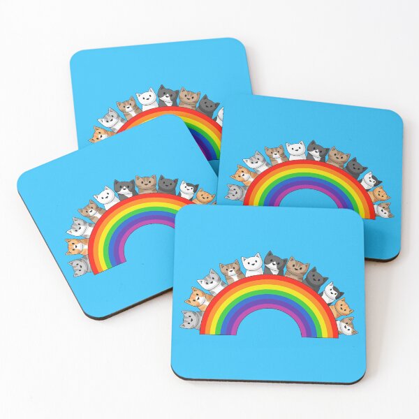 Item preview, Rainbow cats designed and sold by doodlecats.