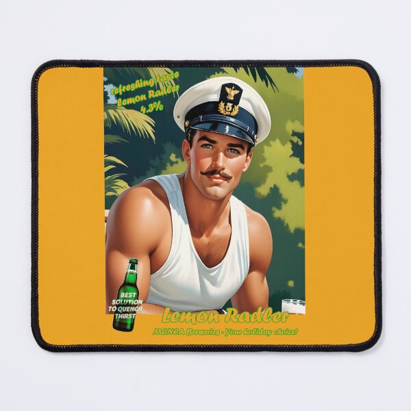 Item preview, Beer, 1950 style poster Lemon Radler 4.3% designed and sold by Museum Of Non-Existing Art.