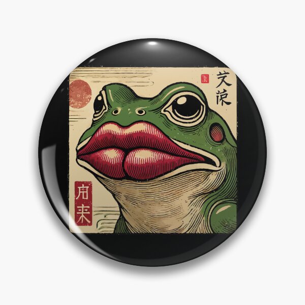 Artikelvorschau, Lustig Japanisches Ukiyo-E Frog Streetwear Meme entworfen und verkauft von LuminOrb.