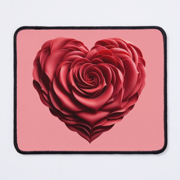 Item preview, Heart-shaped Rose Petals, Salmon Pink Background, Big designed and sold by Gaborai.